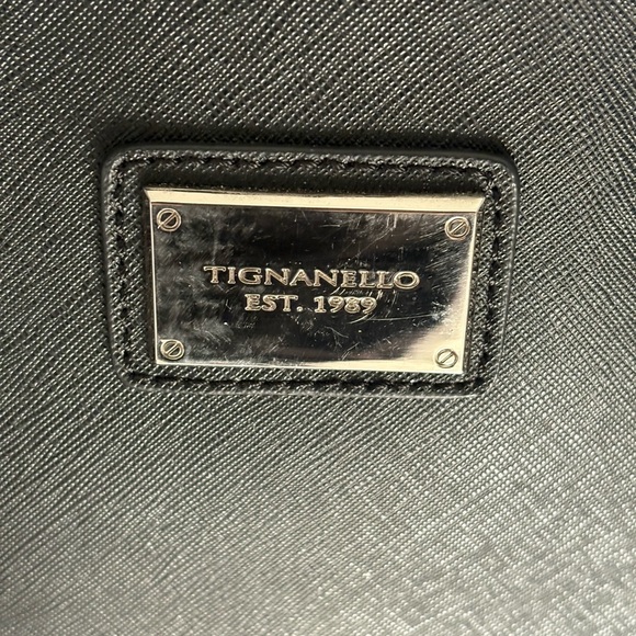 Tignanello Black Satchel Bag - Picture 3 of 6